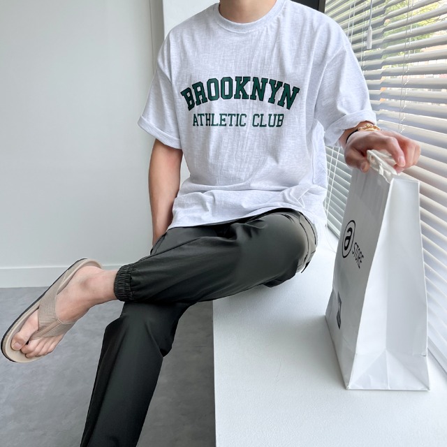 크레이지 브루클린 오버핏 반팔 티셔츠(4color)